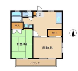 エクセレントⅡの物件間取画像